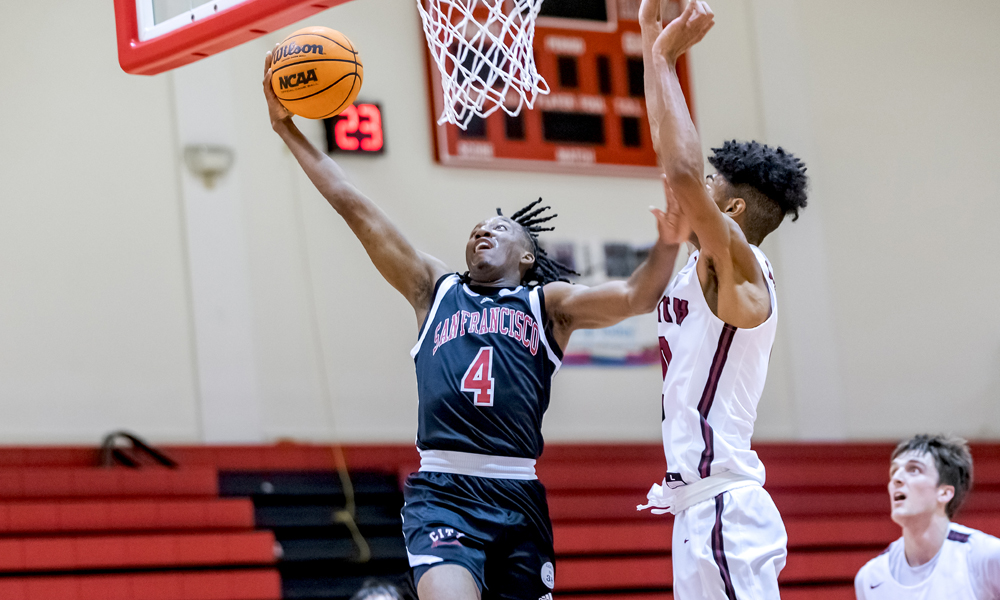 EJ Neal scored a team-high 15 points vs. North Idaho. (Photo by Eric Sun)